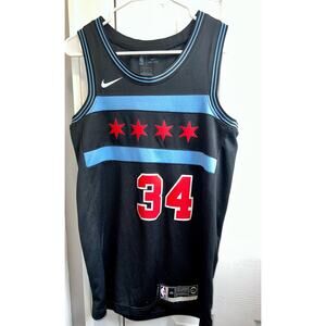 Wendell Carter Jr. Chicago Bulls Nike City Edition Swingman Jersey size small 40